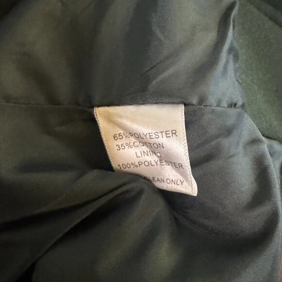 Gibson Knit Riding Jacket with Peaked Lapel and Peplum Back - Picture 4 of 8